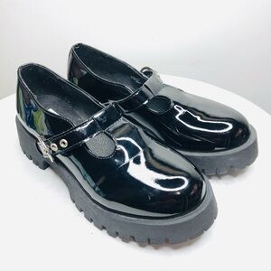 Steve Madden Oler Mary Jane Loafers SZ 7.5  R2